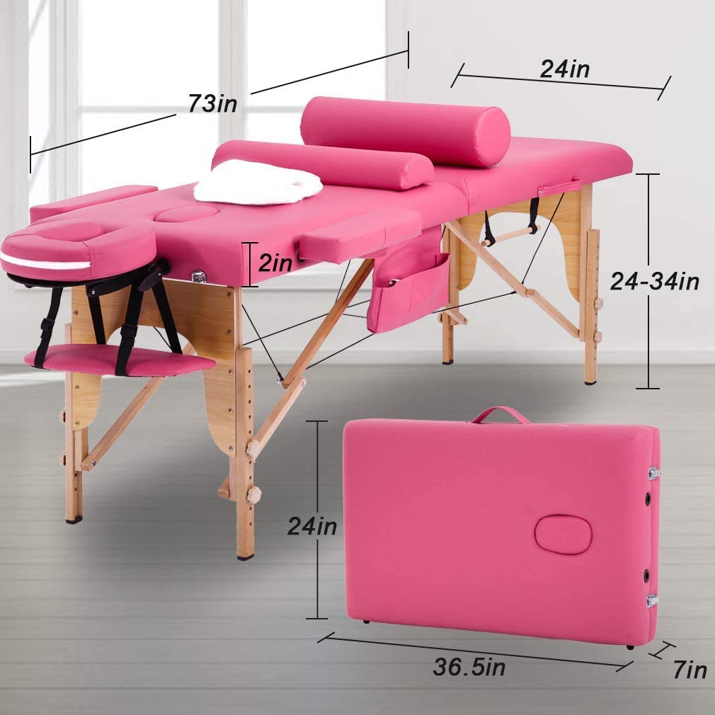 **HGS Professional Portable Folding Massage Table - 73