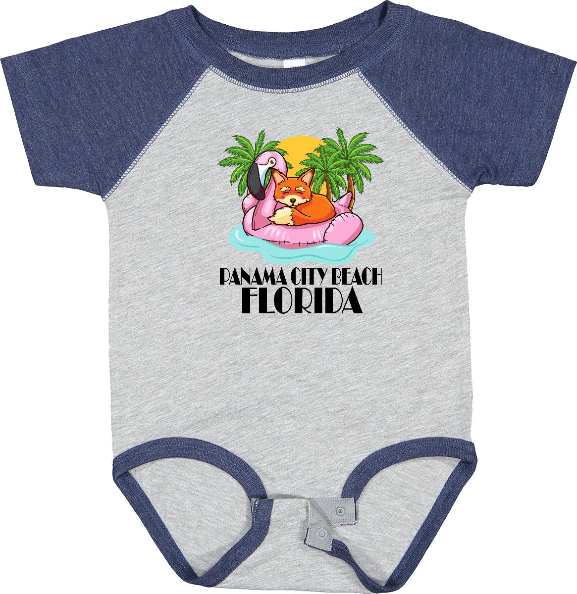Inktastic Panama City Beach Vacation Baby Bodysuit - Cute Florida Travel Outfit for Infants & Toddlers - Perfect for Beach Trips, Family Photos & Summer Vacations