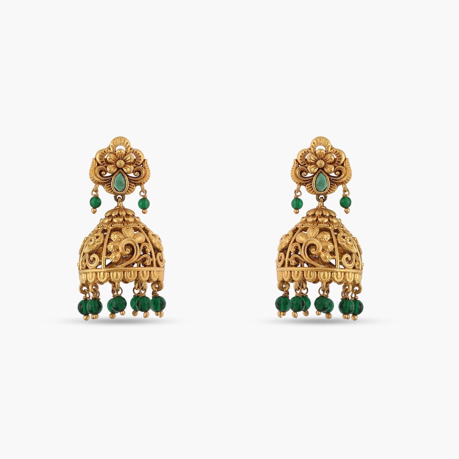 Vintage Harini Antique Earrings - Handcrafted Boho Dangle Jewelry for Women | Perfect for Weddings, Parties & Special Occasions