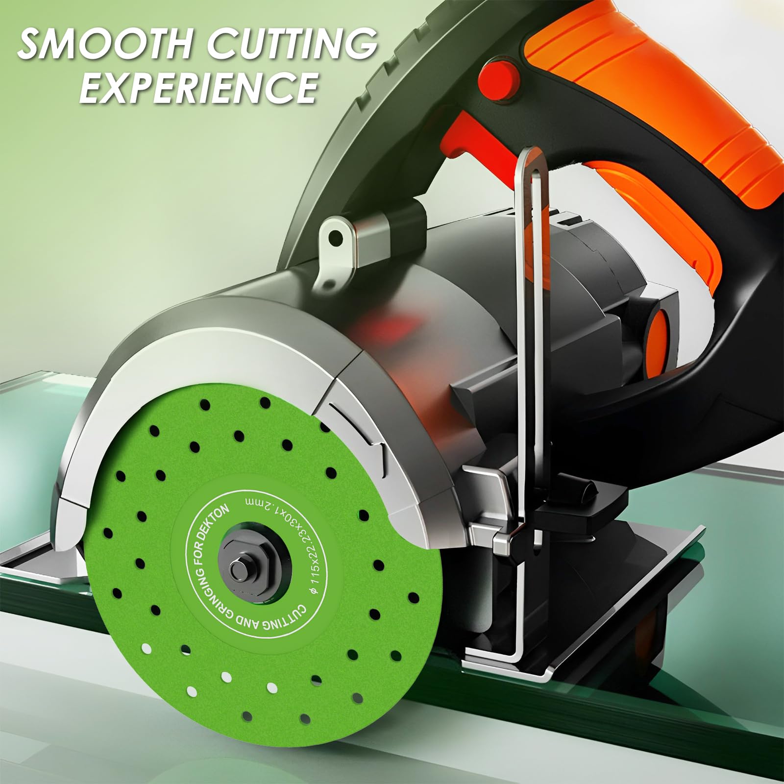 6PCS Diamond Saw Blades 115mm x 7/8 Inch - Ultra Thin Glass Cutting Disc & Flat Grinding Wheel for Angle Grinder - Perfect for Tile, Marble, Ceramic, Porous Stone Cutting - DIY Home Renovation & Professional Construction Projects