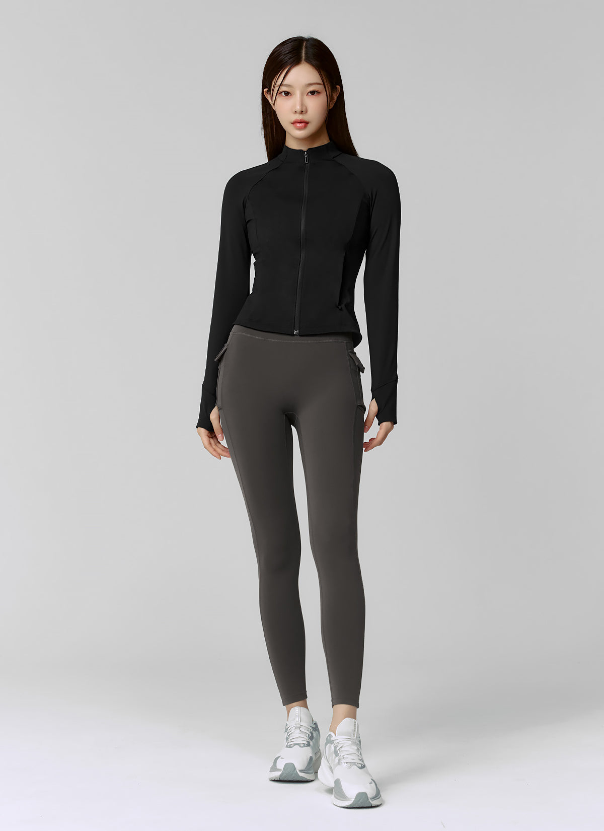 Active Slim Fit Warm Silky Zip Up Jacket for Women - Lightweight Comfortable Workout & Outdoor Wear