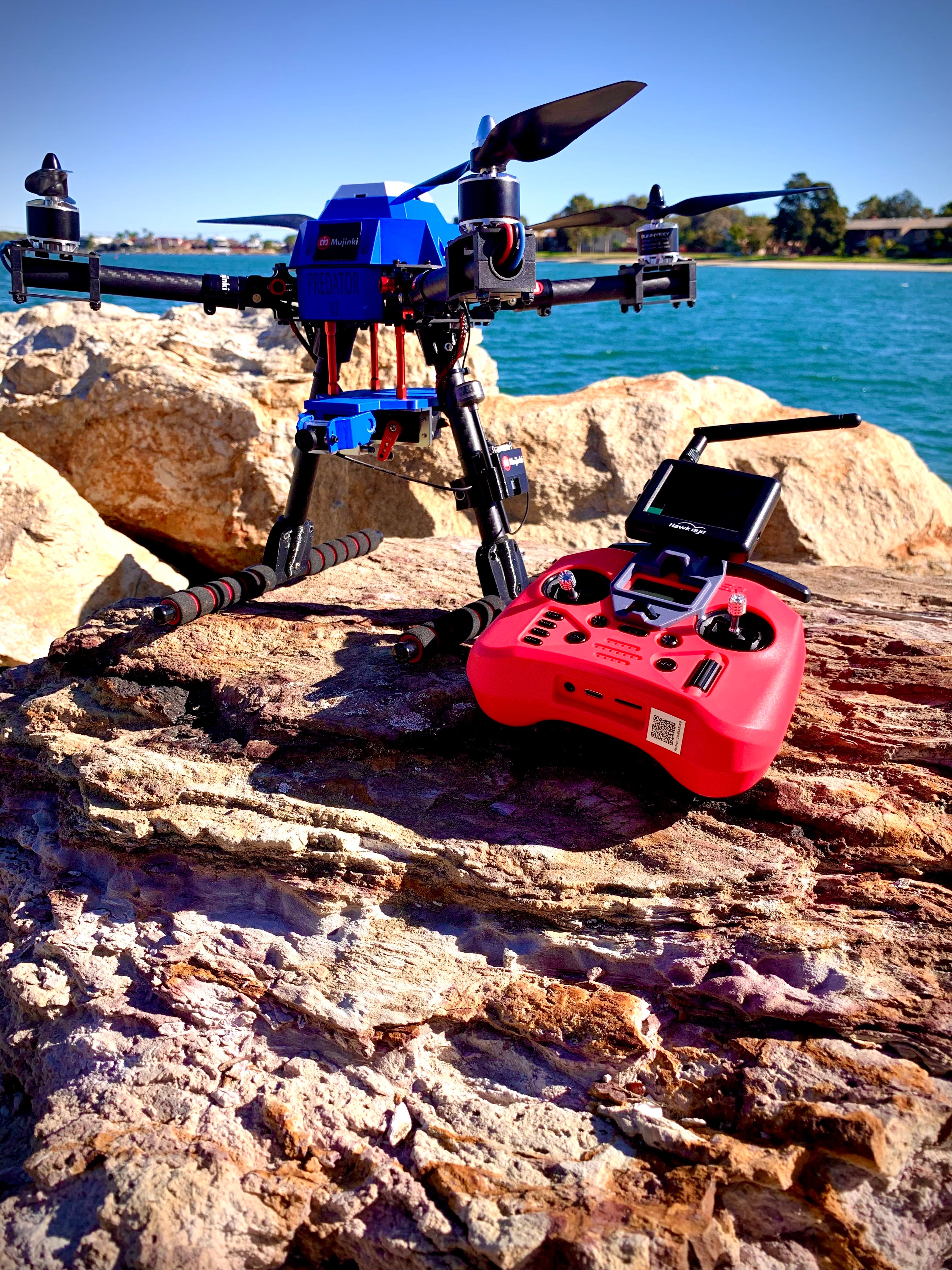 **Mujinki MPD Predator V2 DJI HD Fishing Drone Pro Edition RTF Kit – DJI Digital HD FPV Drone for Fishing & Aerial Photography – Perfect for Saltwater Fishing, Lake Fishing & Outdoor Adventures**