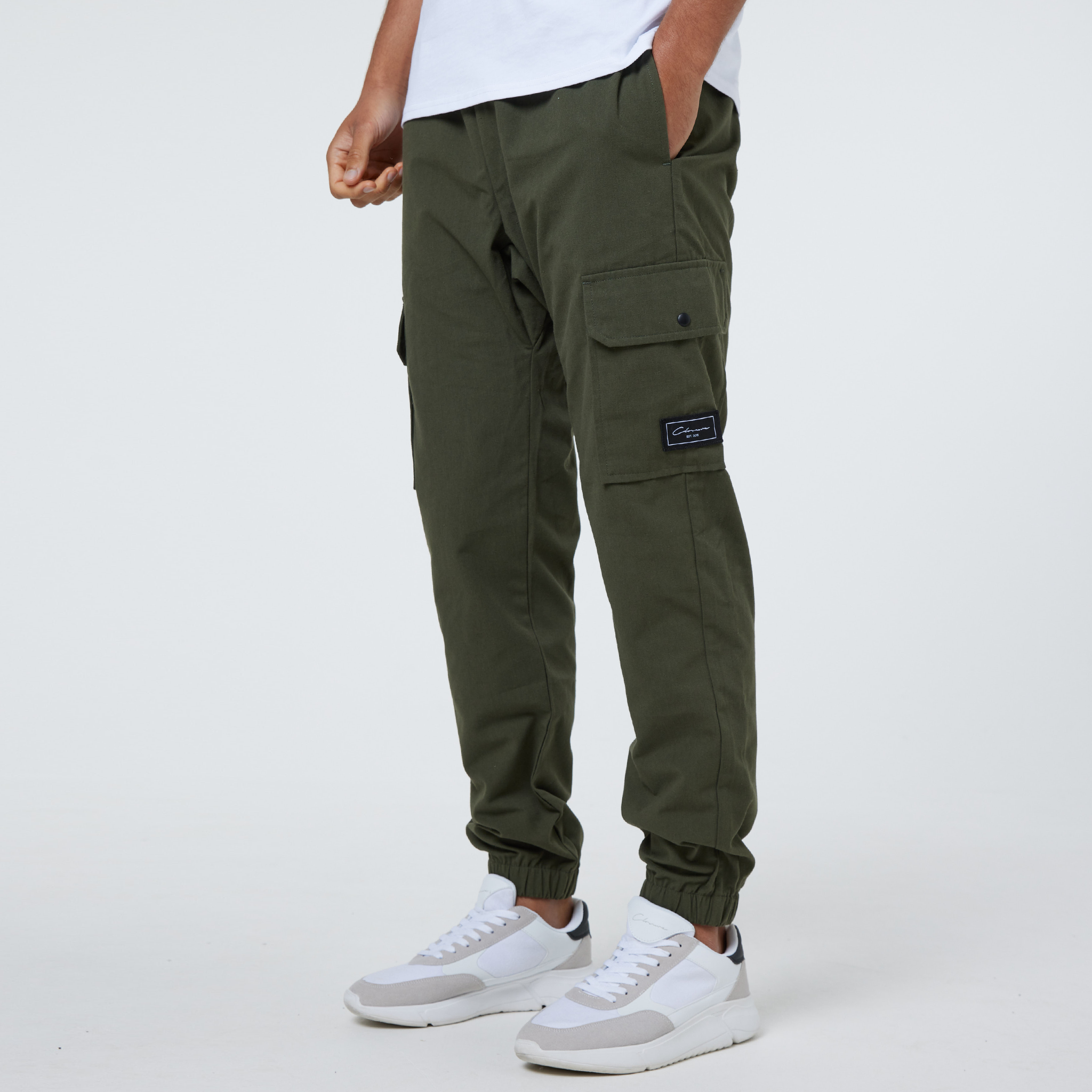 Men's Utility Cargo Pants - Durable Khaki Work Pants with Multiple Pockets | Perfect for Outdoor Work, Hiking & Casual Wear