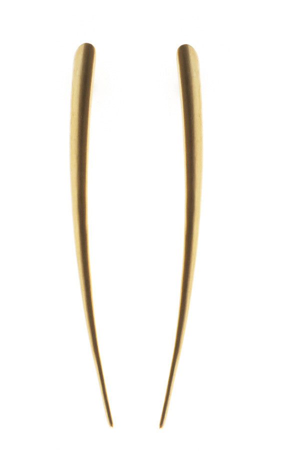 Jett Earrings for Women - Matte Gold Hoop Earrings | Lightweight & Hypoallergenic | Perfect for Everyday Wear, Parties & Gifting