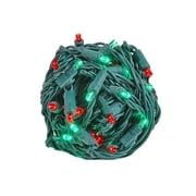25FT 50 LED Christmas String Lights - Commercial Grade Indoor/Outdoor Waterproof Mini Tree Lights with 40,000 Hours Lifespan (Red/Green) - Perfect for Holiday Decorations, Parties, and Outdoor Lighting