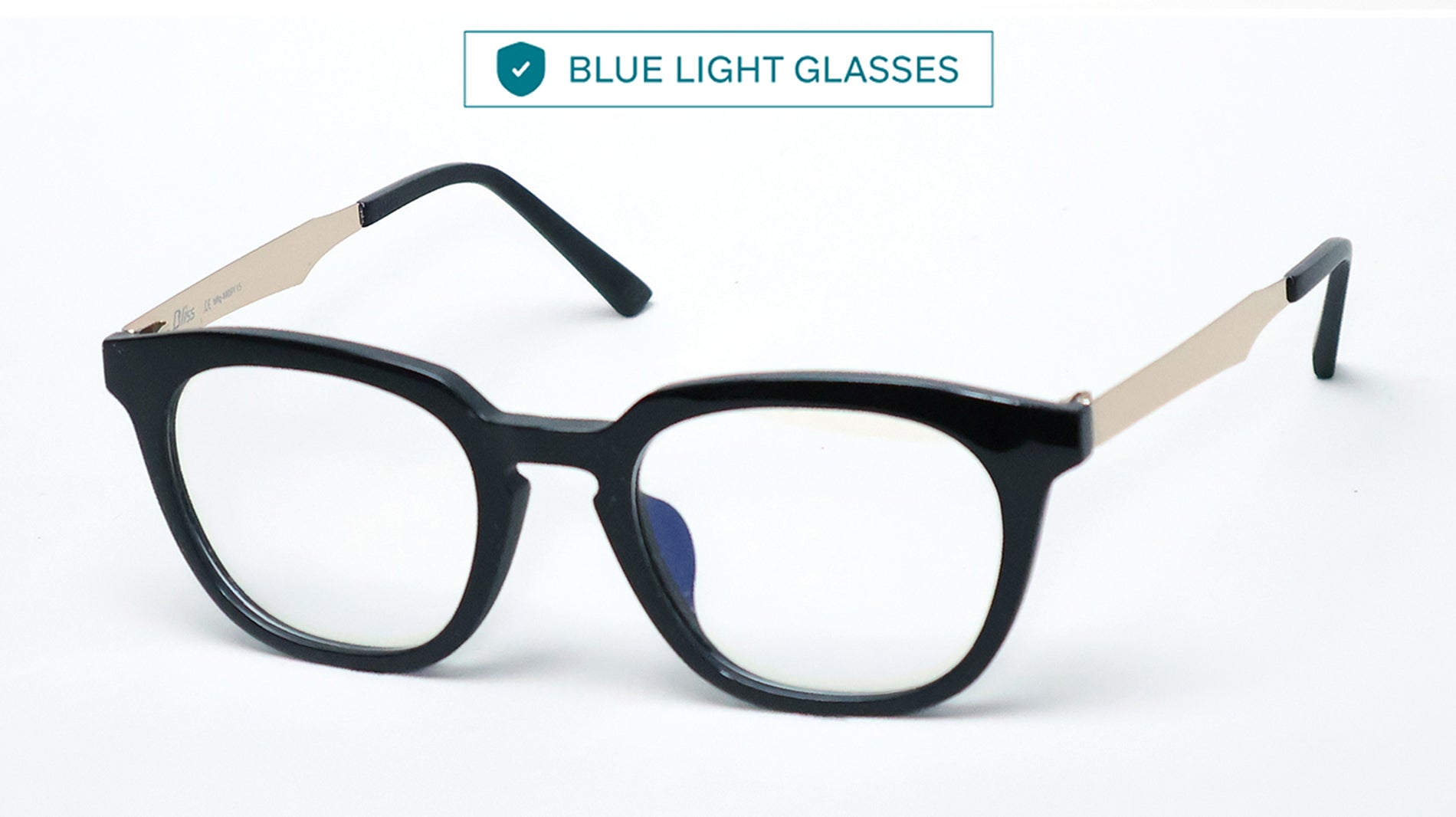 BLISS BLUE LIGHT BLOCKING GLASSES FRAMES T03 C07 5021 - Stylish Blue Light Filtering Eyewear for Computer & Screen Use, Gaming, and Office Work