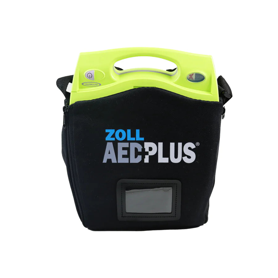 Zoll AED Plus Defibrillator with Real CPR Help - FDA Approved for Adults & Children - Easy-to-Use Automated External Defibrillator for Cardiac Emergencies - Perfect for Offices, Schools, Gyms & Public Spaces