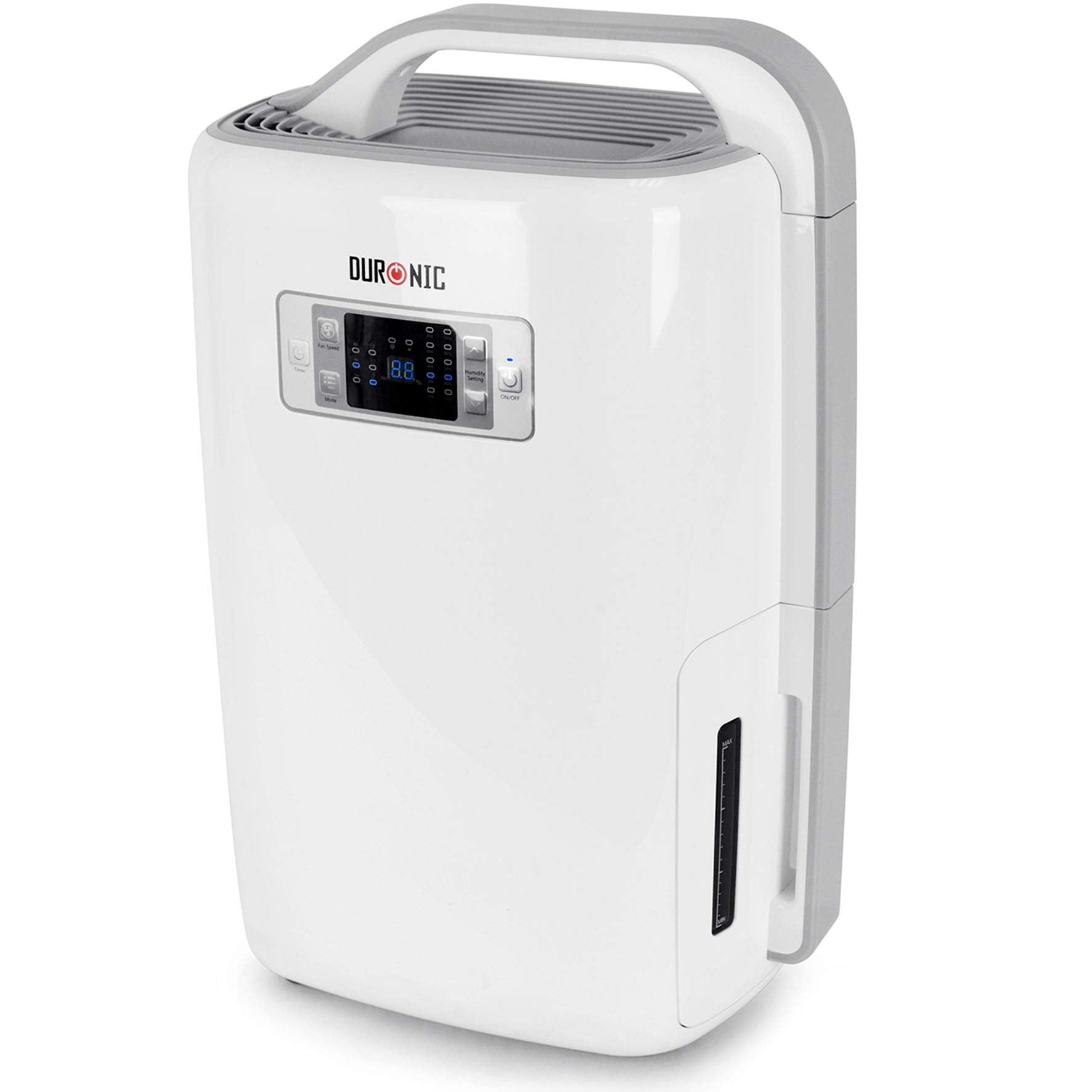 Duronic DH20 4L Dehumidifier - 20L/Day Capacity for Drying Clothes, Removing Black Mold & Dampness | Perfect for Bathroom, Bedroom, Wardrobe & Utility Room | Compact Air Moisture Absorber for Home & Office Use