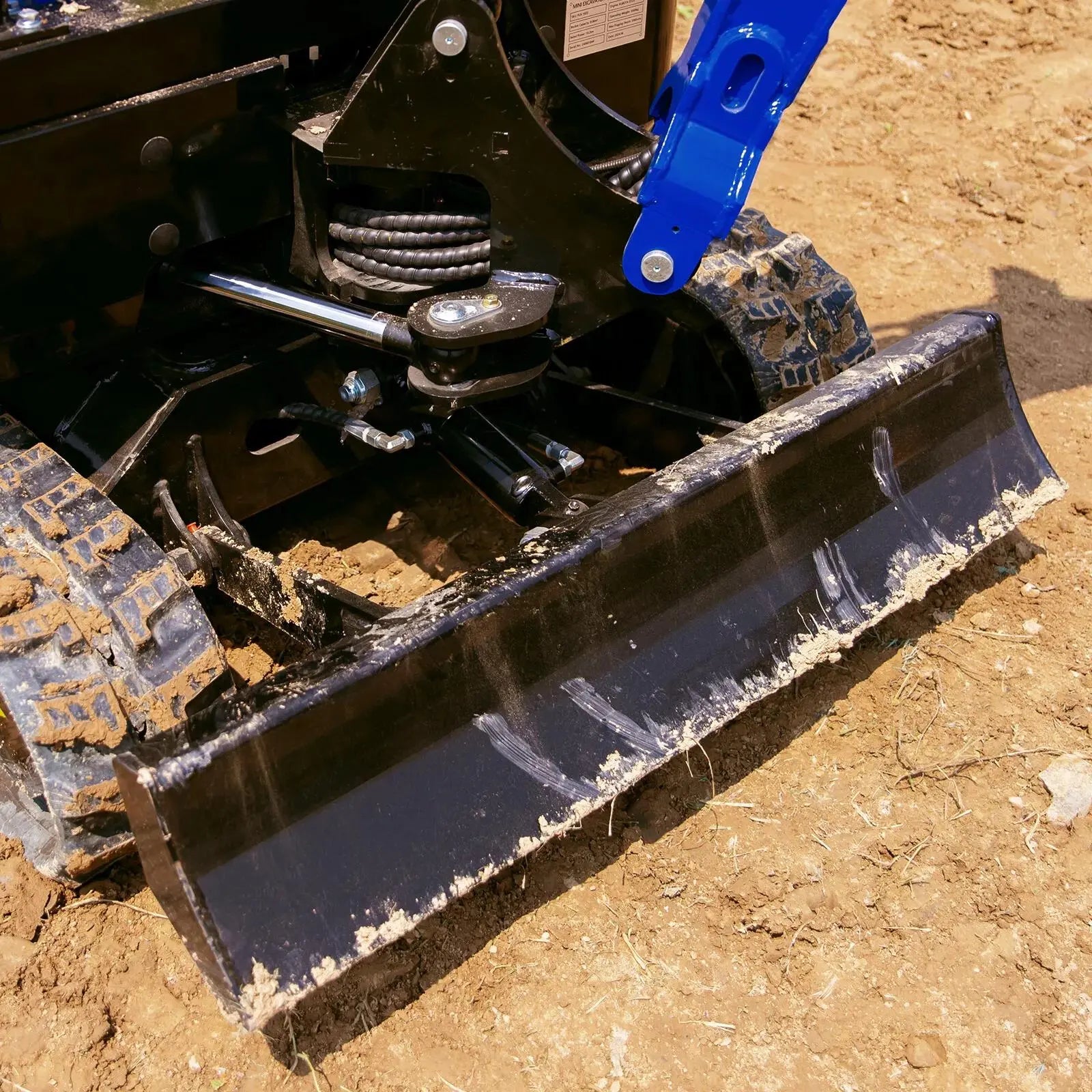 **WEIZE 1 Ton Mini Excavator - 13.5HP Gas-Powered Crawler Digger with Hydraulic Thumb & Bucket - Ideal for Landscaping, Trenching, and DIY Projects**