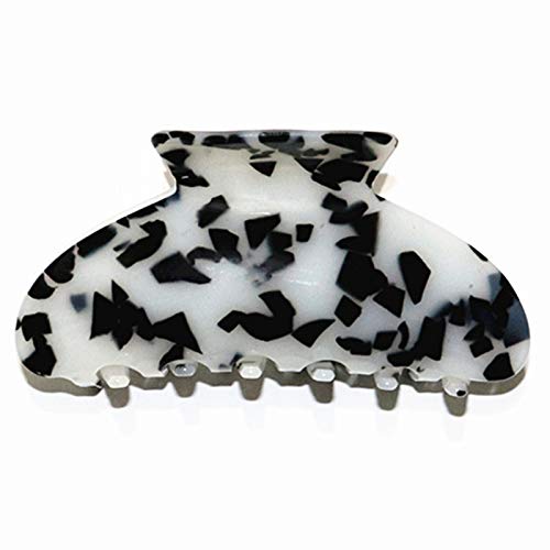 Boxoon 2PCS Leopard Print Hair Clips - Fashion French Hair Claws for Women, Non-Slip Bath & Shower Hair Accessories, Korean Style Hair Clips for Party, Wedding, Daily Use