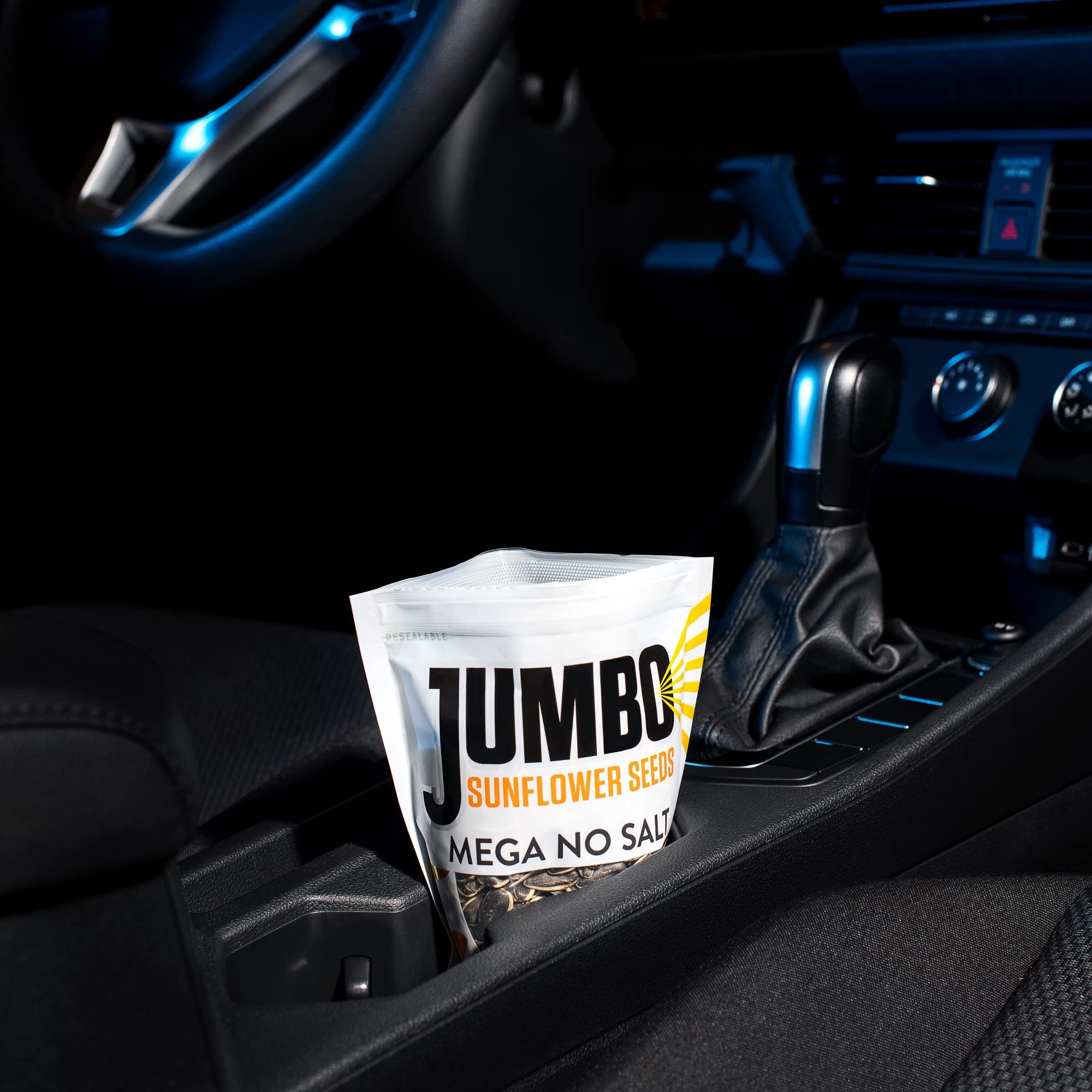 Jumbo Sunflower Seeds Sampler Pack - Original, Ranch, Pepper, BBQ, Chipotle, No Salt (11 Bags) | Healthy Snacks for Road Trips, Office & Outdoor Activities
