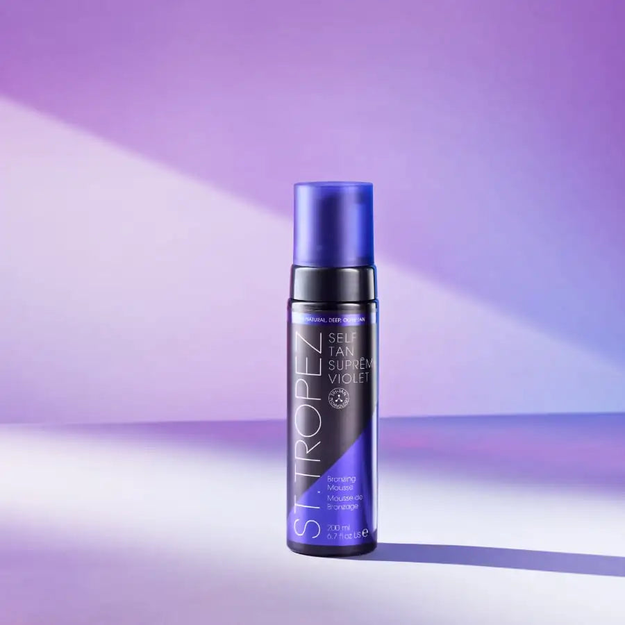 St. Tropez Self Tan Supreme Violet Bronzing Mousse - Natural Looking Sunless Tan for Face & Body - Perfect for Vacations, Weddings & Everyday Glow