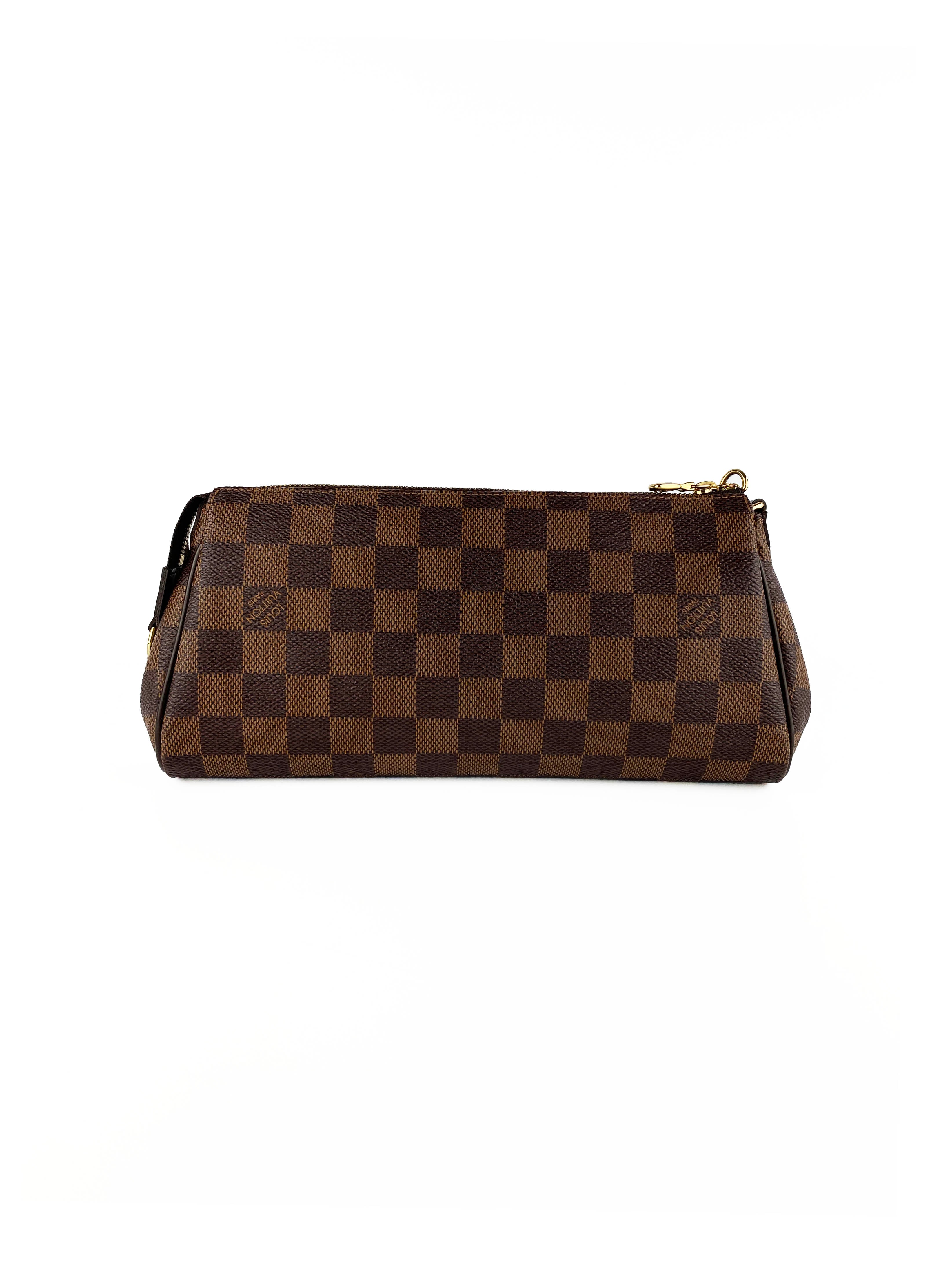 Authentic Louis Vuitton Eva Damier Ebene Crossbody Bag - Luxury Shoulder Purse for Women, Perfect for Date Night & Travel Accessories
