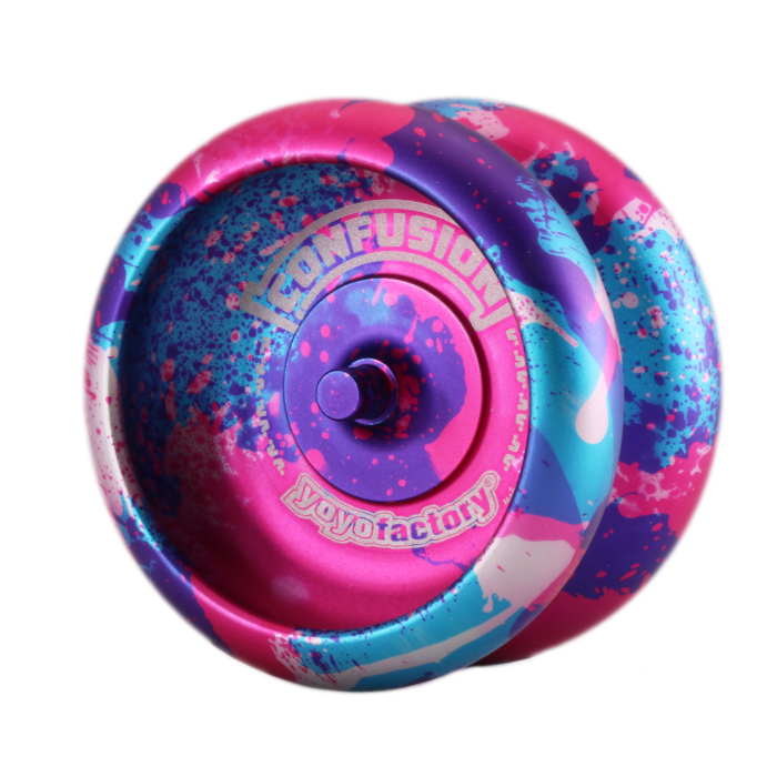 YoYoFactory Confusion Professional Yo-Yo - High Performance Metal Yoyo for Beginners & Advanced Players - Perfect for Tricks, Competitions & Stress Relief