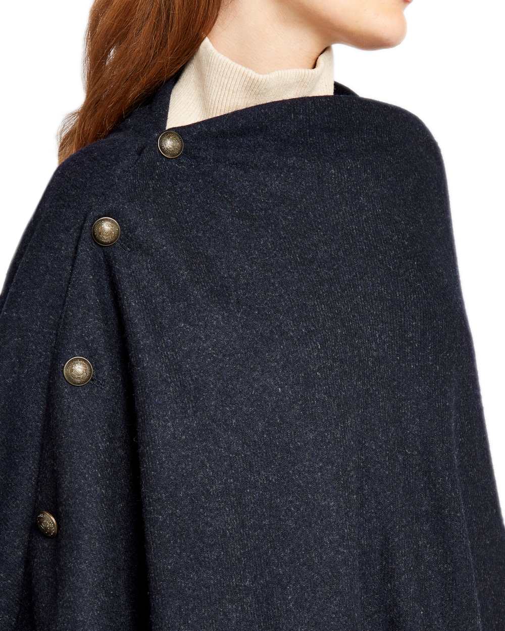 Dubarry Hazelwood Tweed Poncho - Women's Classic Water-Resistant Outerwear for Fall & Winter | Perfect for Countryside Walks, Outdoor Adventures & Casual Chic Style
