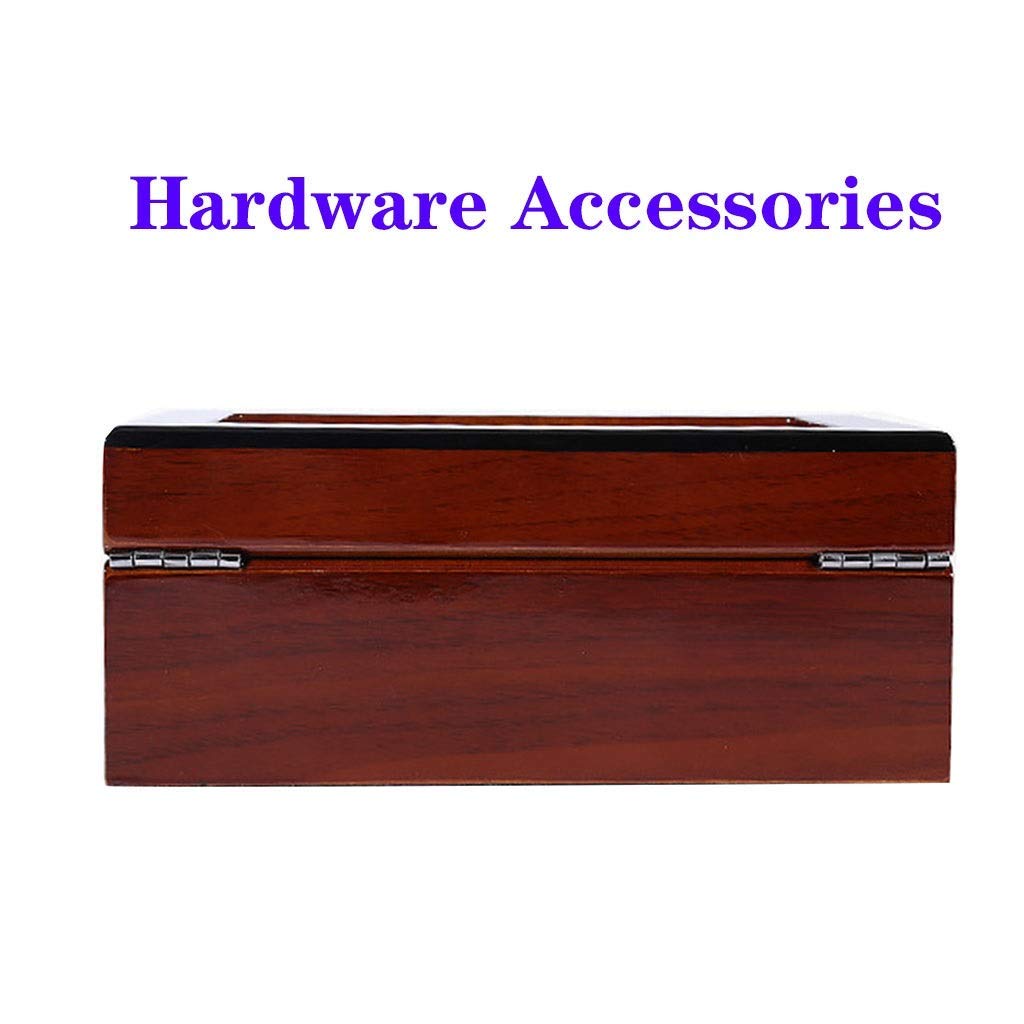 Premium Wooden Watch Storage Box with PU Leather - 3/5/6/8/12 Grids, Detachable Pillows & Lockable Metal Buckle | Jewelry Organizer & Watch Display Case for Men's Collection | Perfect for Travel, Home Decor & Gift Giving