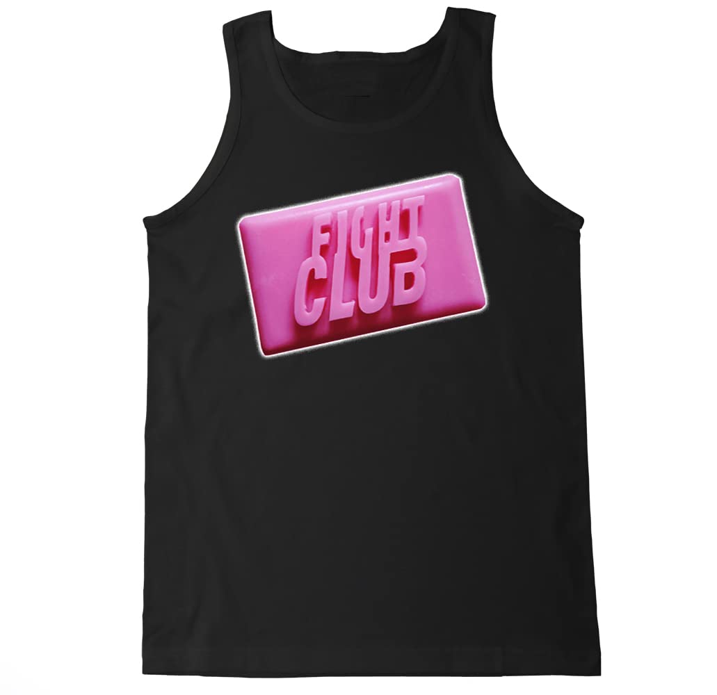 FTD Apparel Men's Fight Club Soap Graphic Tank Top - Cool Gym & Workout Shirt for Fitness, Running & Casual Streetwear
