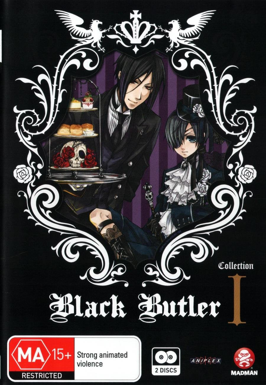Black Butler Collection 1 DVD - Anime Series Complete Season 1 - English Dubbed & Subtitled - Perfect for Anime Fans & Collectors - Great for Home Entertainment & Gift Giving