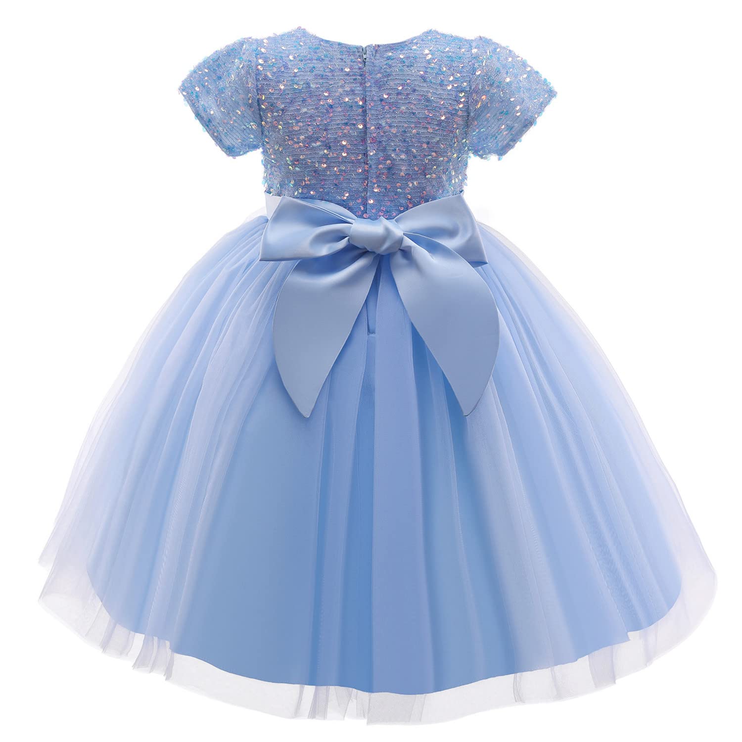 Flower Girl Dress for Weddings & Special Occasions | Girls Tutu Party Dress | Princess Birthday Gown | Formal Pageant Dress for Toddlers & Kids - Perfect for Weddings, Birthday Parties, Pageants & Photo Shoots