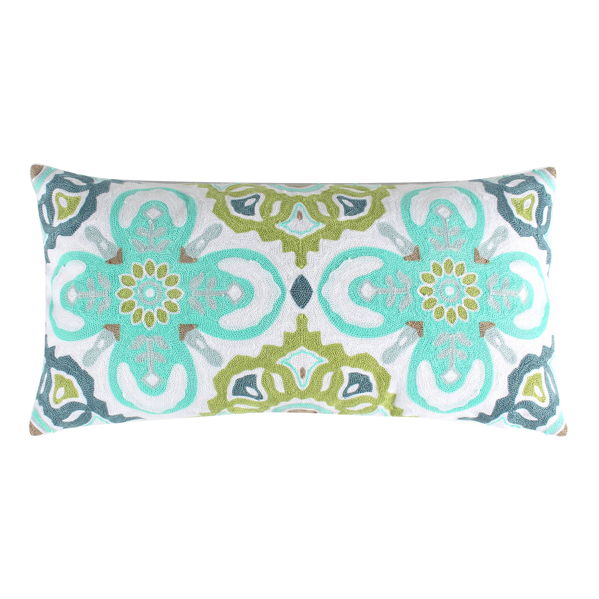 Elegant Cressida Medallions Decorative Throw Pillow - Luxury Home Decor for Living Room, Bedroom & Sofa - Perfect for Accent Seating and Cozy Comfort