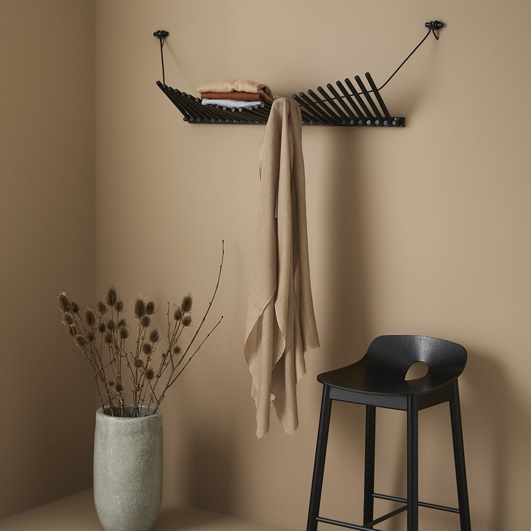 Stylish Wooden Coat Rack for Entryway - Wall Mounted Hooks for Hats, Jackets & Bags - Perfect for Hallway, Bedroom or Office Organization