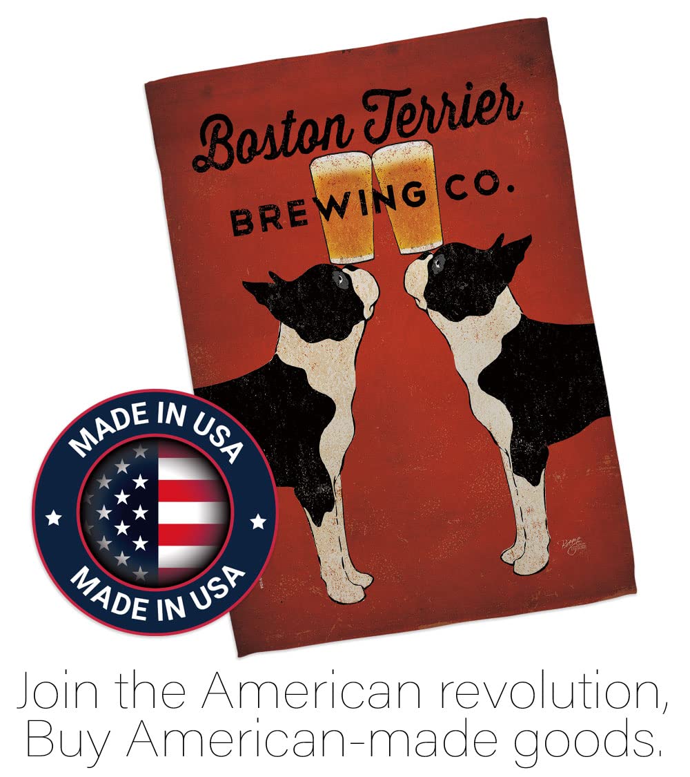 Boston Terrier Garden Flag 13x18.5