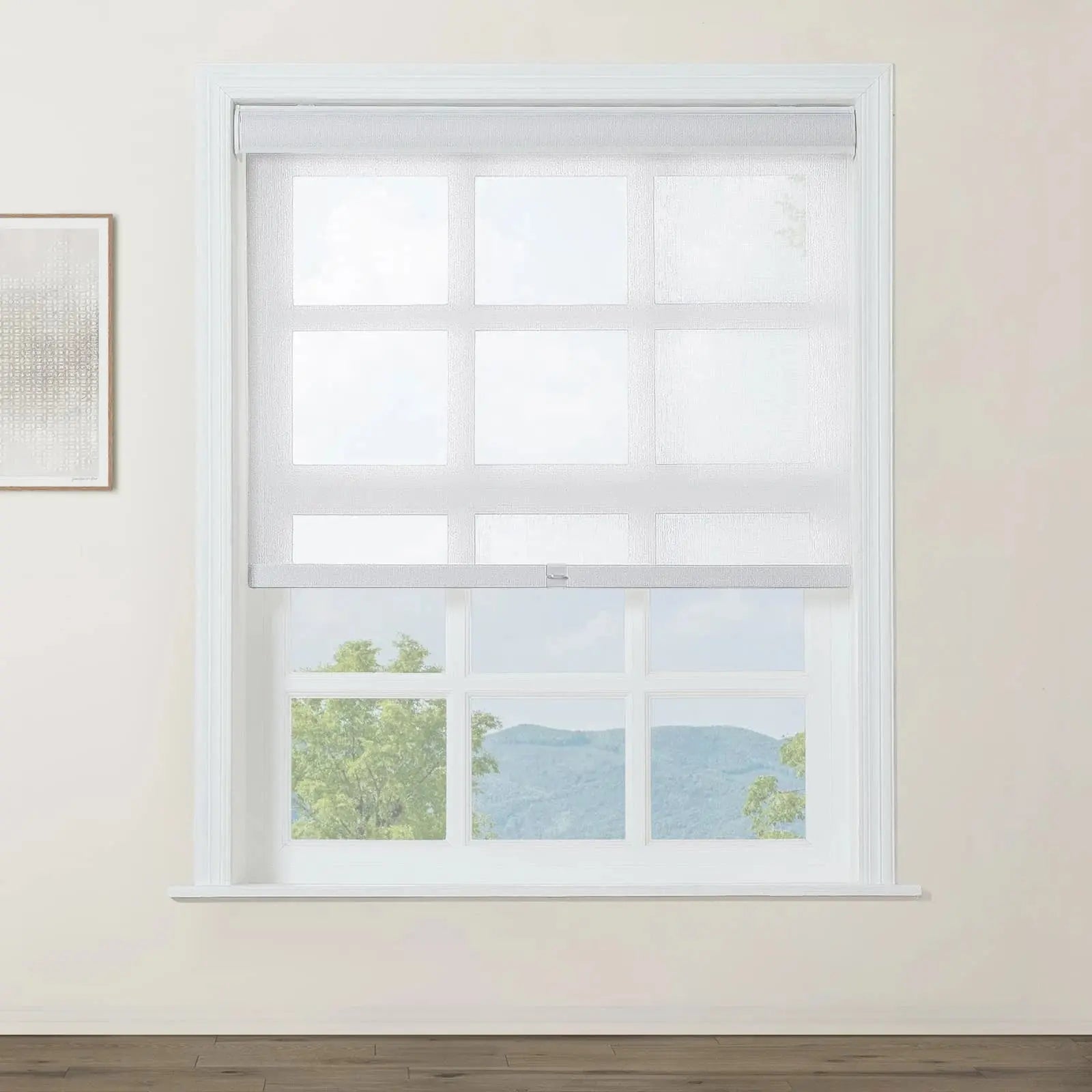 Alvin Boutique Blackout Cordless Roller Shades - Light Blocking Window Coverings for Bedroom, Nursery & Home Office