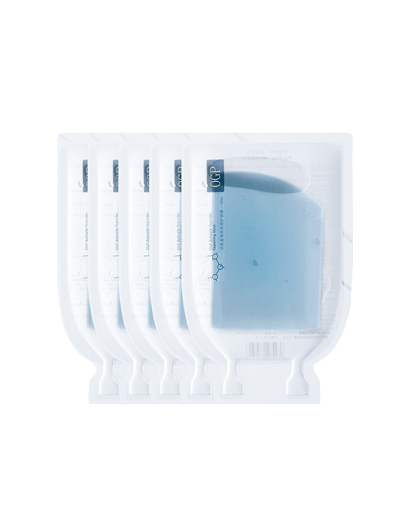Florasis OGP Activate Peptides Repairing Face Mask - 5 Sheets for Anti-Aging & Skin Rejuvenation - Perfect for Nighttime Skincare Routine & Spa Treatments