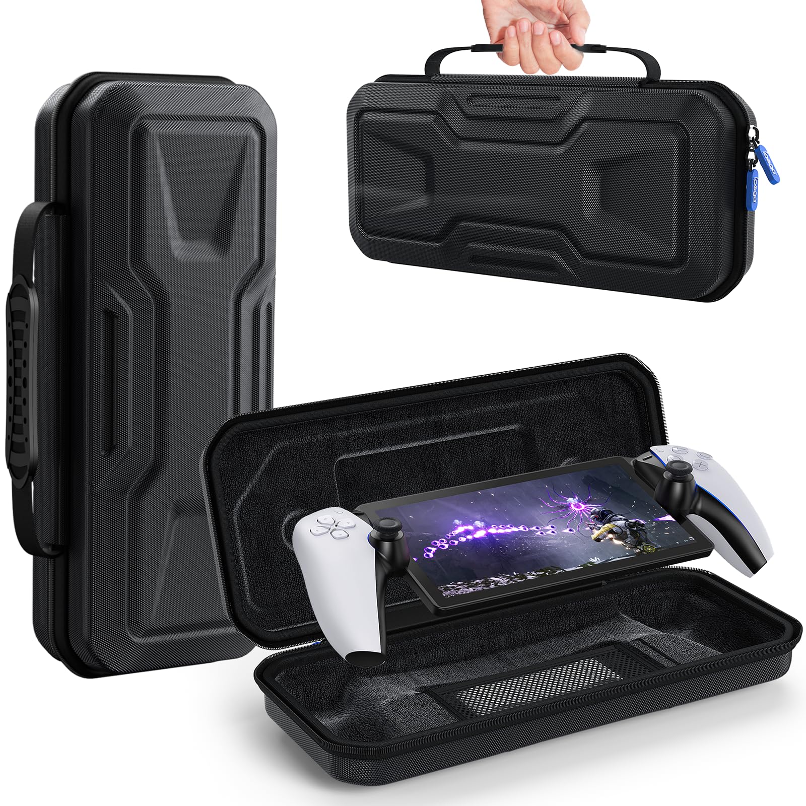 PS Portal Hard Case - Shockproof EVA Shell for PS5 Remote Player | Travel & Storage Protection