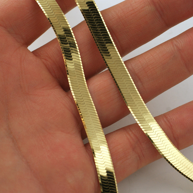 7mm 925 Sterling Silver Italian Herringbone Chain Necklace for Women - Elegant Layering Piece for Everyday Wear & Special Occasions
