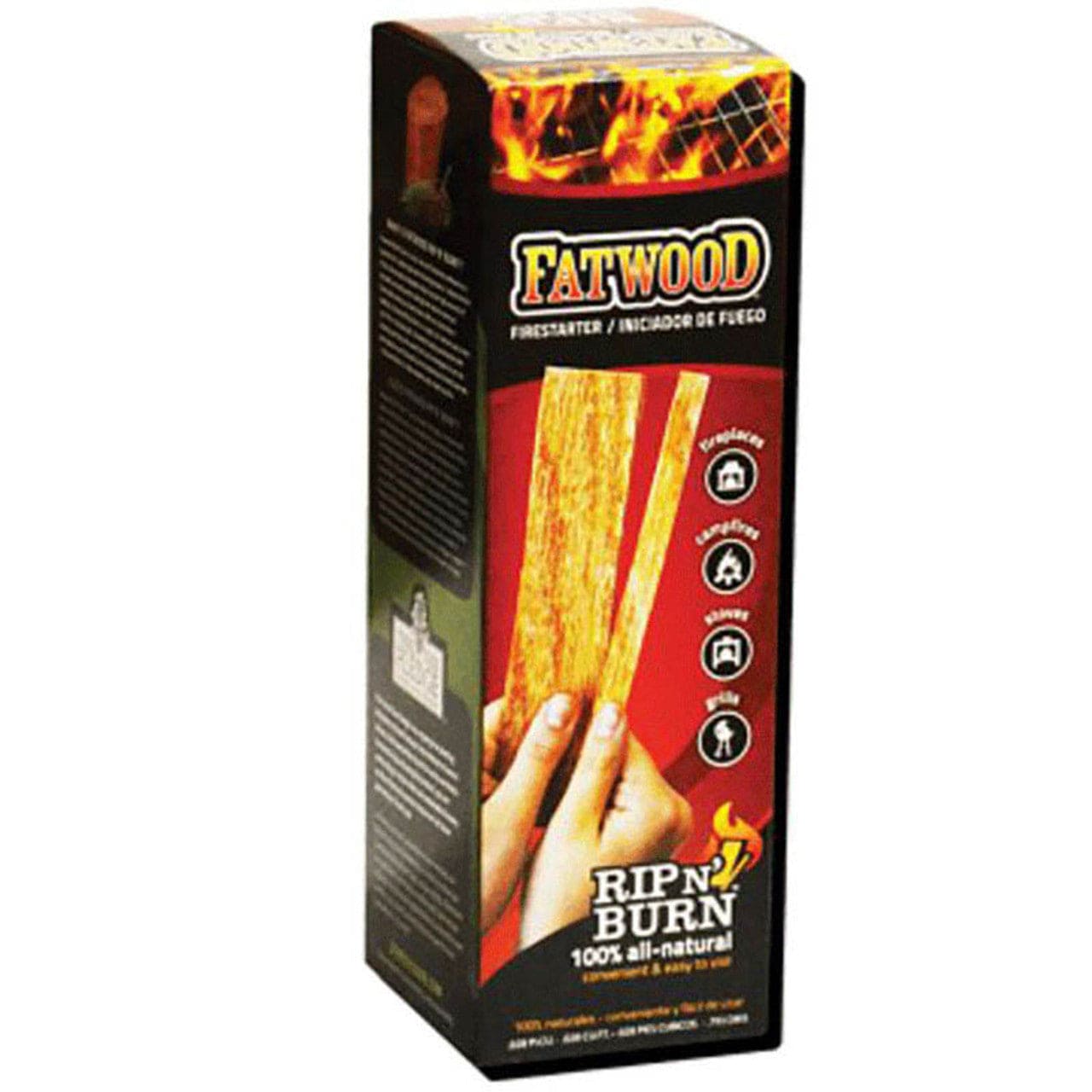 20 Lbs. Bulk Fatwood Firestarter Box - Natural Pine Fire Starter Sticks for Camping, Fireplace & Wood Stove - Easy to Rip & Burn