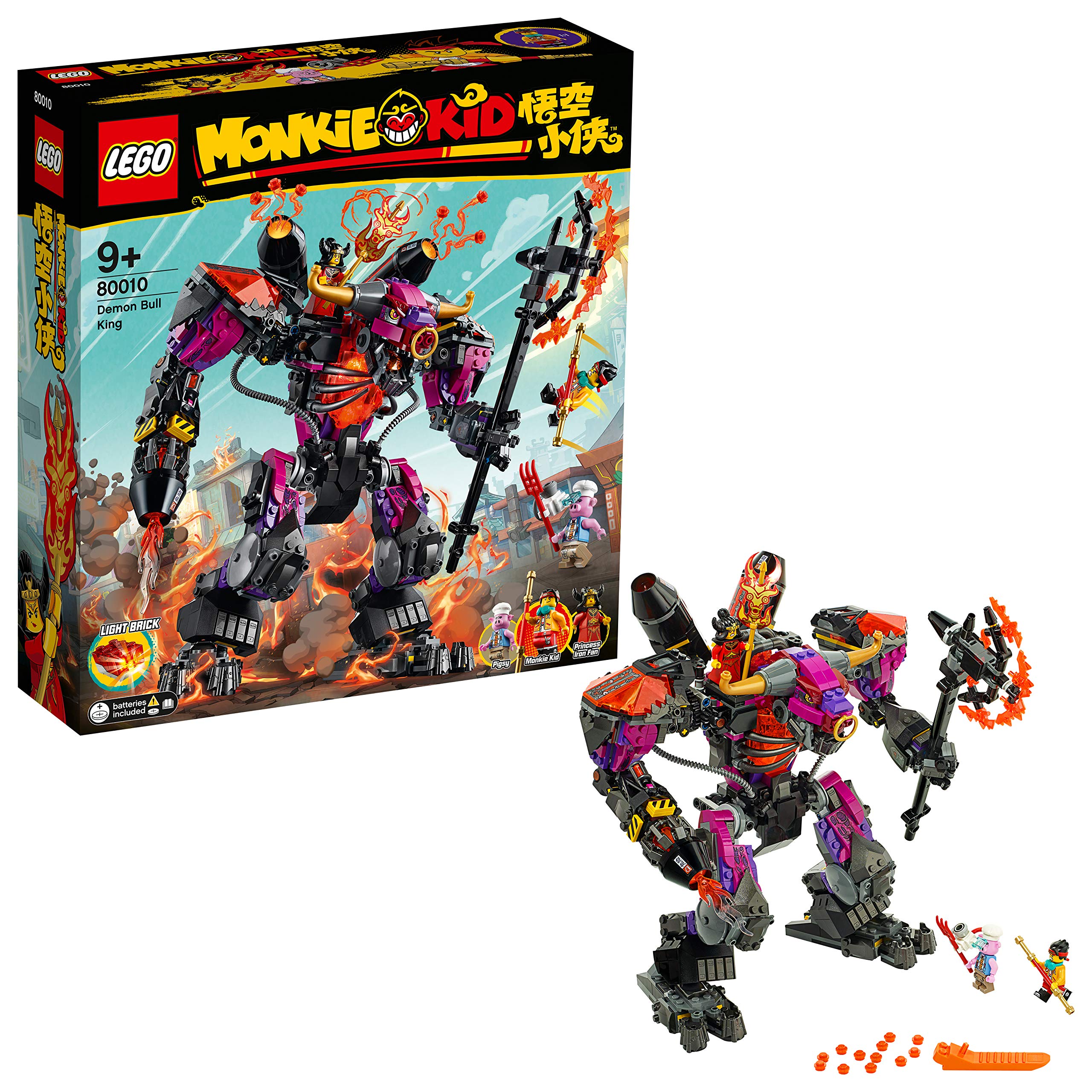 Demon Bull King Lego Building Set - 500+ Pieces, Collectible Action Figure Toy for Kids & Adults | Perfect for Creative Play, Gifts & Display