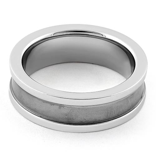 Premium Stainless Steel Polished Satin Finish Band Ring for Men & Women - Durable Wedding, Engagement, Fashion Jewelry Gift for Everyday Wear