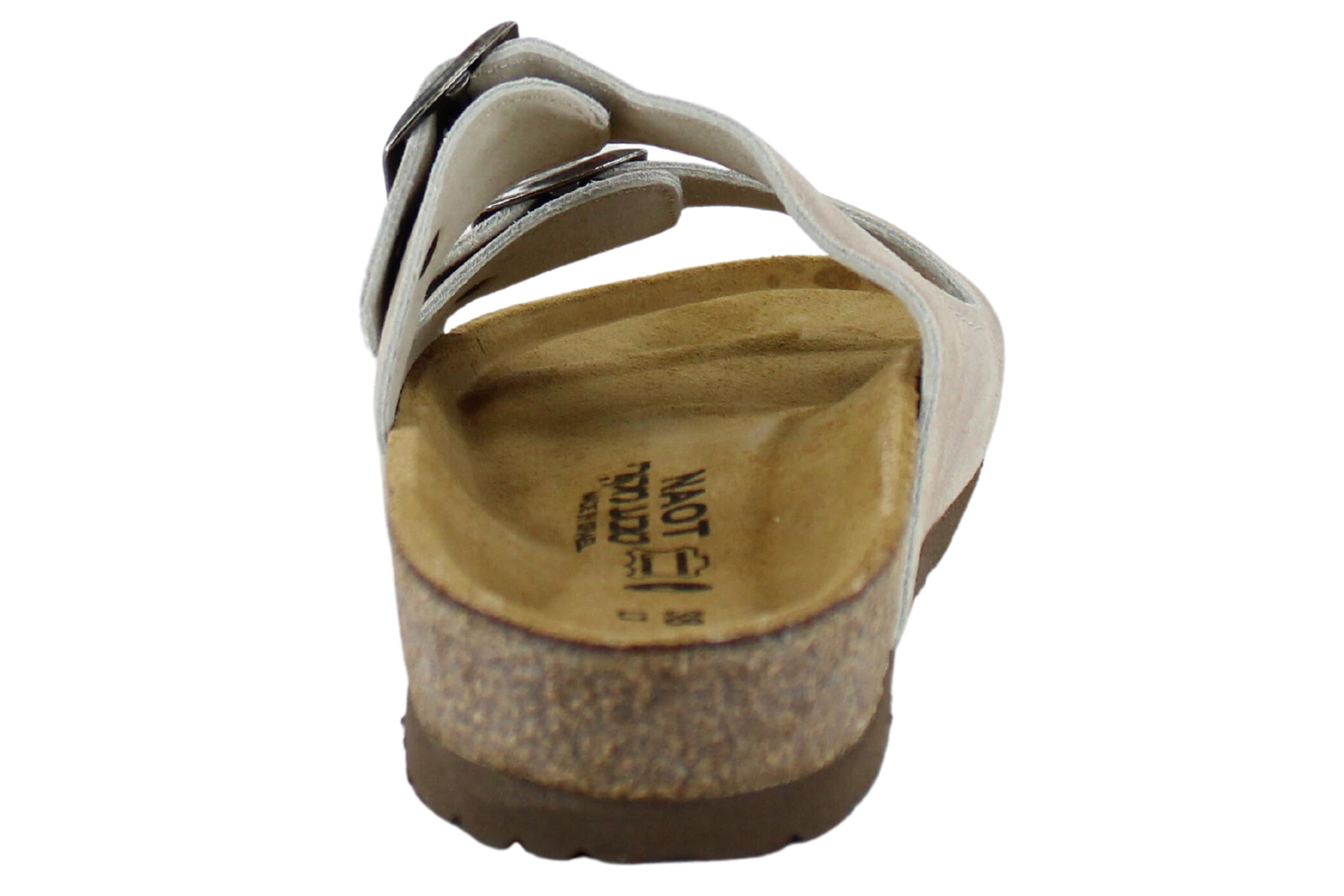 NAOT Women's Santa Barbara Slide Sandals - Cork Footbed with Arch Support - Lightweight Slip-On Shoes for Travel, Beach & Casual Wear