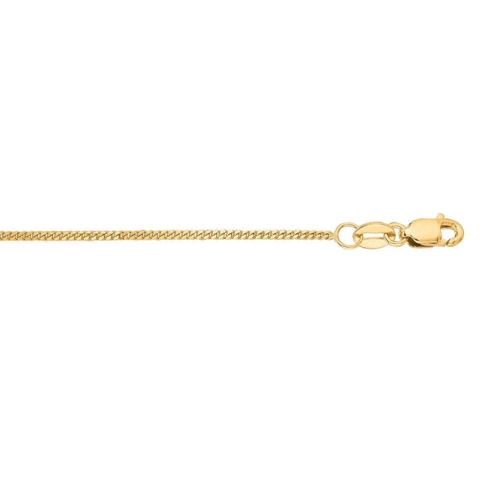 14K Gold 1mm Gourmette Chain - Dainty & Elegant Jewelry for Women | Perfect for Layering, Gift Giving & Everyday Wear
