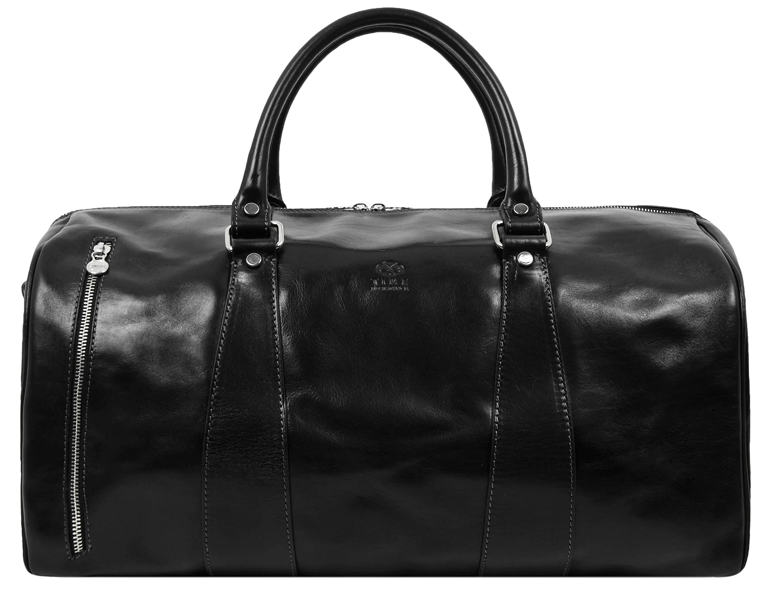 Durable Leather Duffel Bag for Travel & Gym - Weekend Essentials