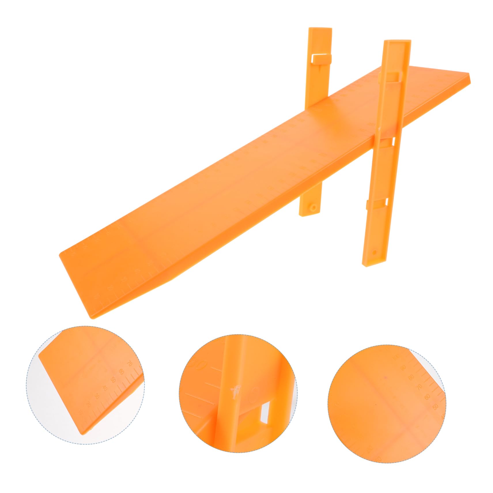 3pcs Plastic Inclined Plane Set for Physics Experiments - Mechanics Trolley Slopes, Educational Teaching Tools for Classroom Labs (Random Colors) | Perfect for High School Science Projects & STEM Learning Activities