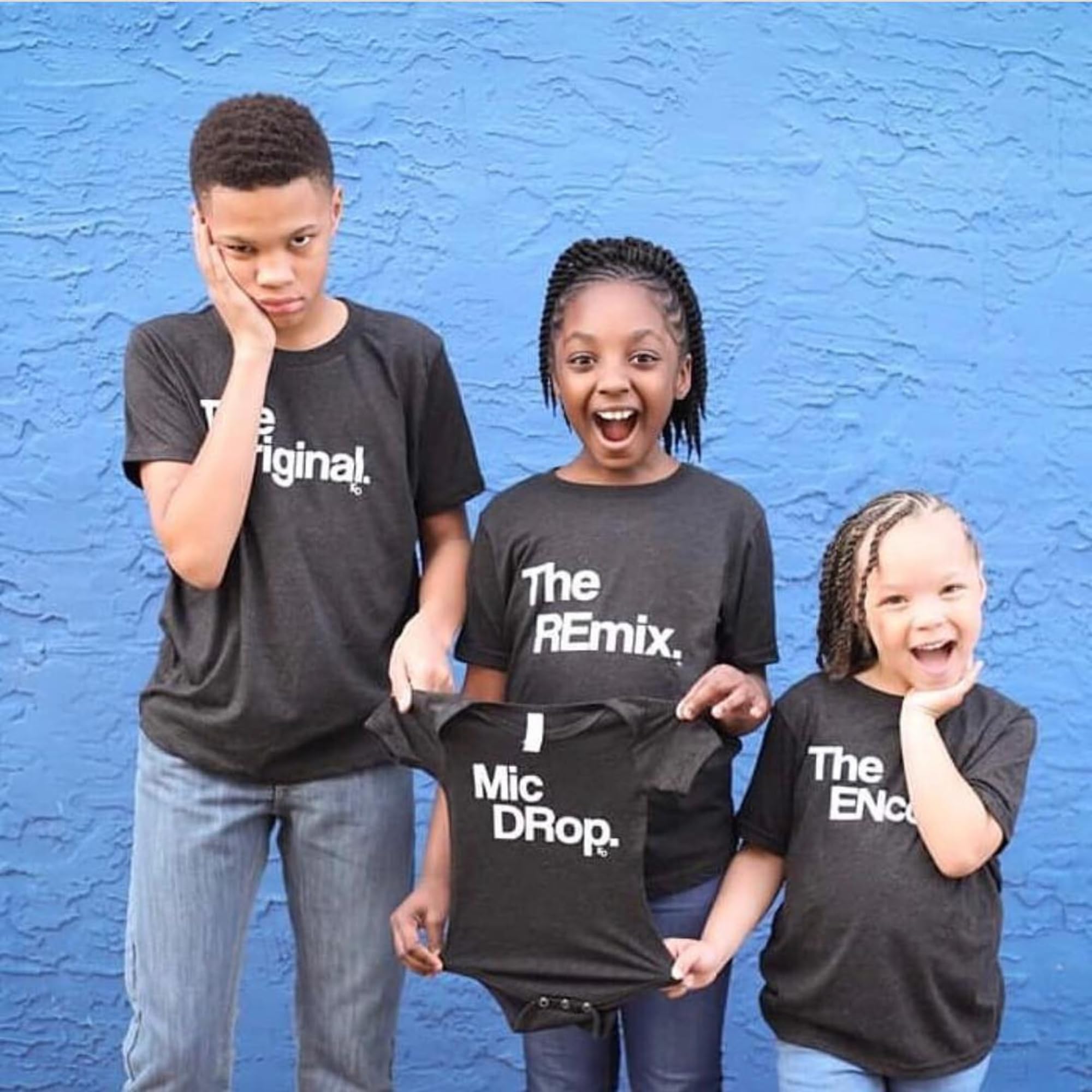 Pregnancy Announcement Shirts for Siblings - Big Brother & Big Sister Reveal Outfits (Set of 5) - Cute Baby & Toddler Matching Family Tees - Perfect for Gender Reveal Parties & Newborn Photo Shoots
