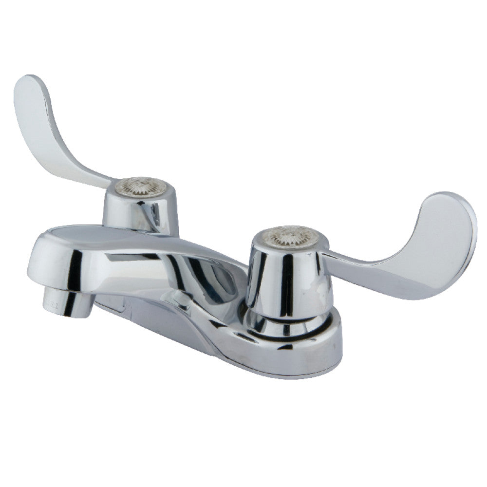 Kingston Brass KB188LP 4-Inch Centerset Bathroom Faucet - Modern Waterfall Spout Design for Bathroom Sink, Vanity, and Powder Room - Perfect for Home Renovation and Upgrade