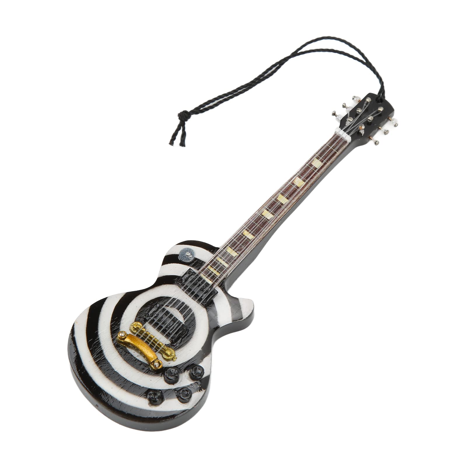Jiawu Miniature Guitar Model - Smooth Surface, Small & Portable, Perfect for Home Decoration, Gift Giving, Music Lovers & Collectors | Ideal for Shelf Displays, Party Favors, Music Themed Gifts