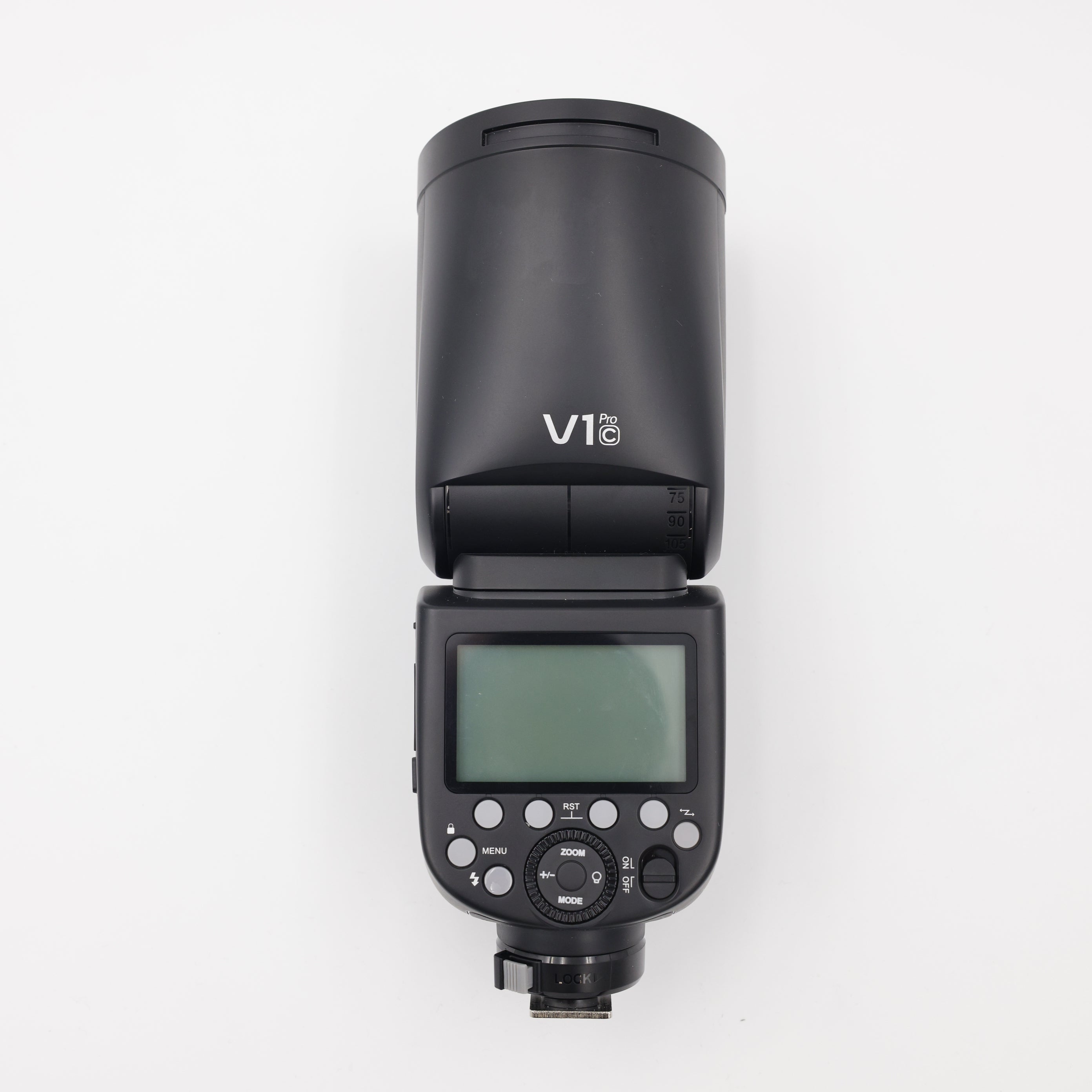 Used V1Pro TTL Li-ion Round Head Camera Flash for Canon DSLR - Perfect for Wedding, Portrait & Event Photography