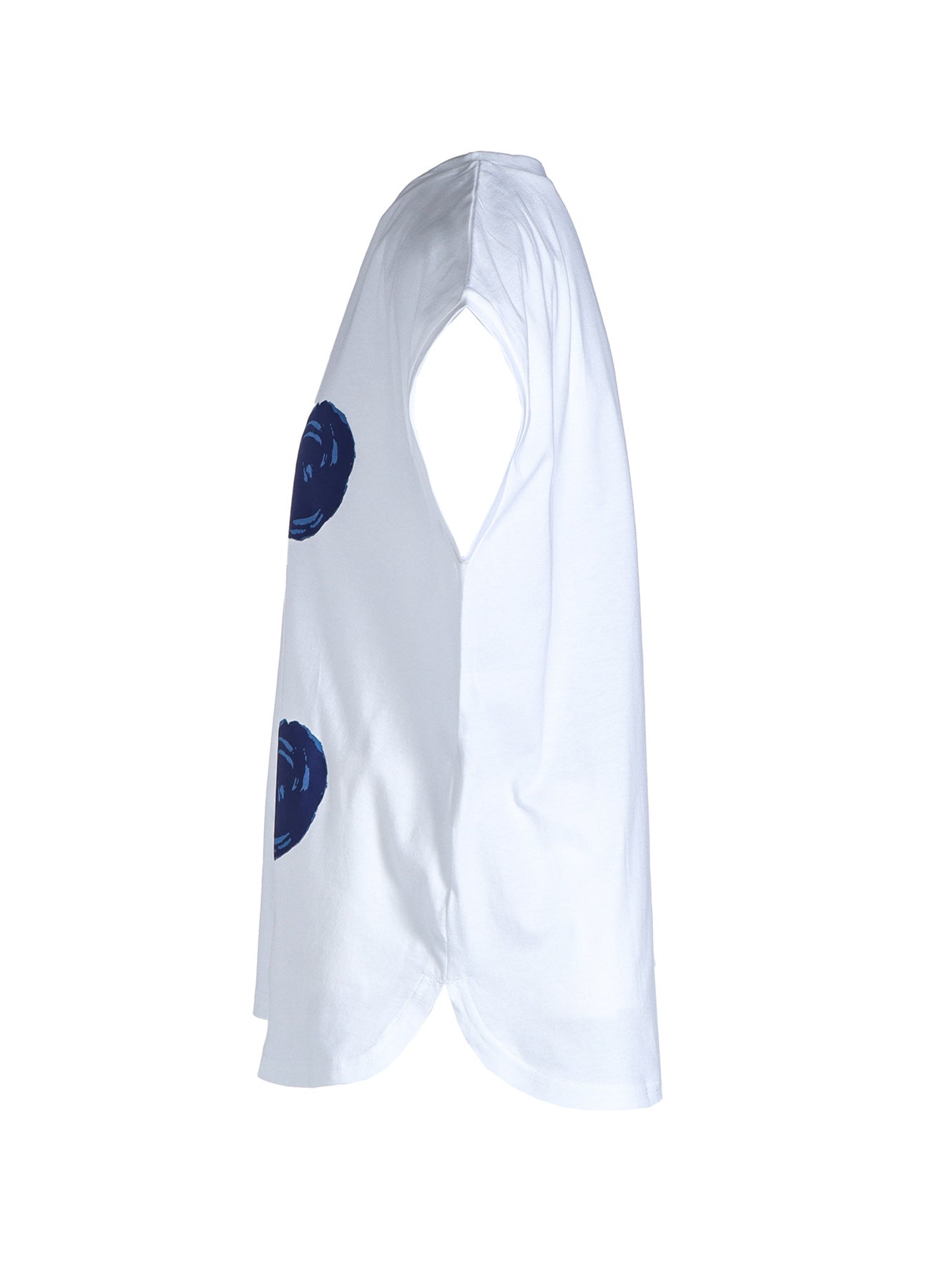 Soft Cotton Jersey Dot Print French Sleeve Shirt for Women - Casual & Office Wear - Breathable & Comfortable Blouse for Everyday Style