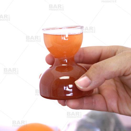 Chaser SHOTZ® Shot Cups - 12 Pack Plastic Disposable Shot Glasses for Parties, Bars & Events - Perfect for Cocktails, Liquor & Tequila Shots