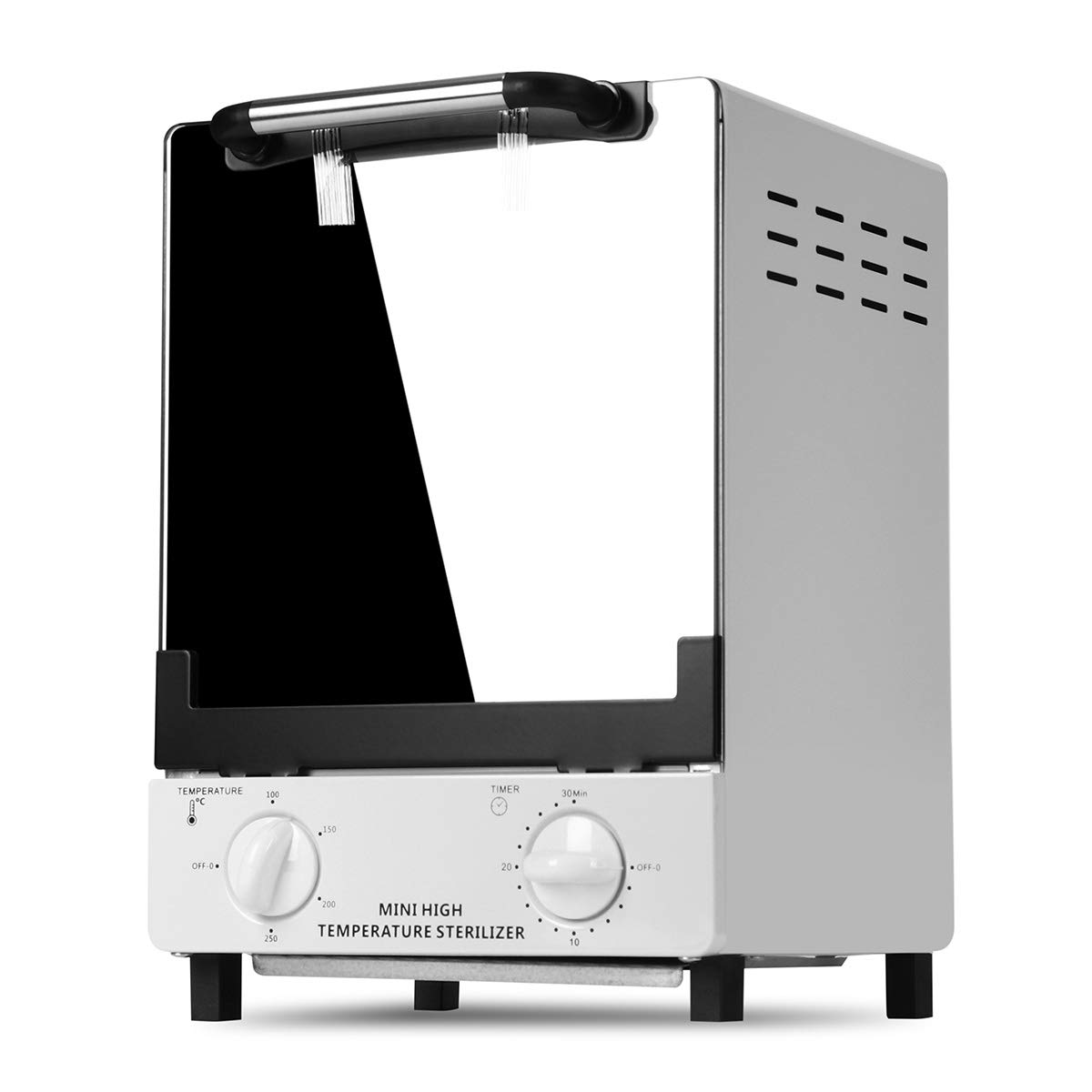 XJZHANG 12L 900W Double Deck Nail Tools Heat Sterilizer Autoclave - Professional Spa, Dental & Medical High Temperature Sterilization Cabinet for Scissors, Baby Bottles, Toys, Towels - Perfect for Salons, Clinics and Home Use