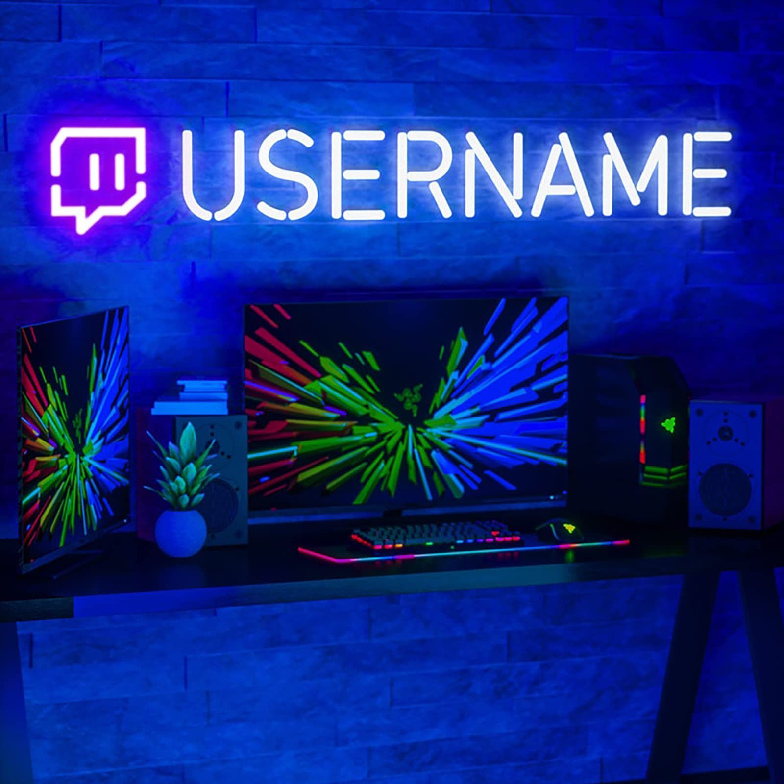 Custom Twitch Username Neon Signs - 50