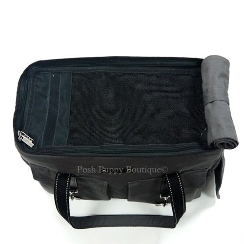 Premium Buckle Tote V2 Carrier Bag - Durable Charcoal Gray Diaper Bag for Parents - Perfect for Baby Essentials, Travel & Everyday Use