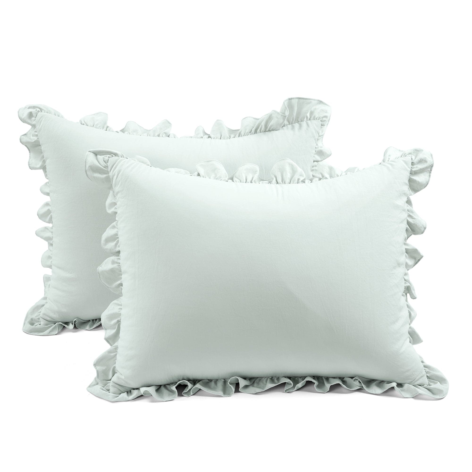 Elegant Ruffle Skirt Bedspread Set - Soft & Stylish Queen Size Bedding for Girls & Women - Perfect for Bedroom Decor, Guest Rooms & Cozy Home Styling
