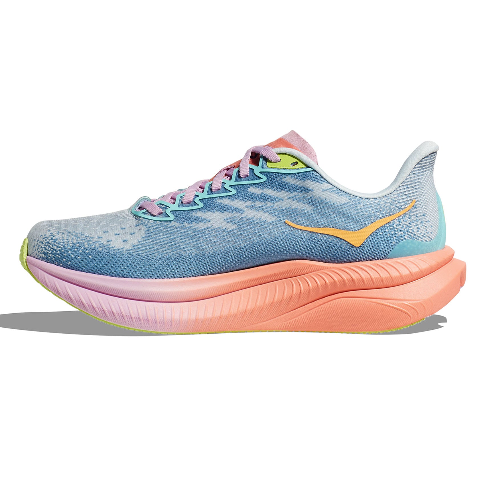HOKA Mach 6 Women's Running Shoes Wide Width - Lightweight Cushioned Road Running Sneakers for Women - Perfect for Marathon Training, Jogging & Daily Workouts