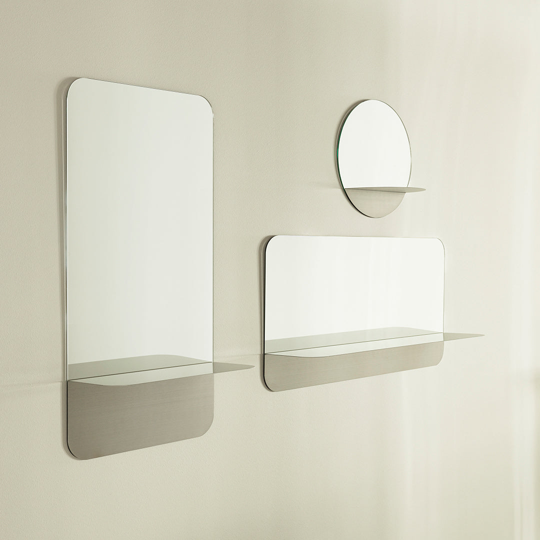 Horizon Mirror Vertical - Full Length Wall Mirror for Home Decor, Bedroom, Living Room & Gym - Modern Frameless Design for Dressing, Yoga & Fitness
