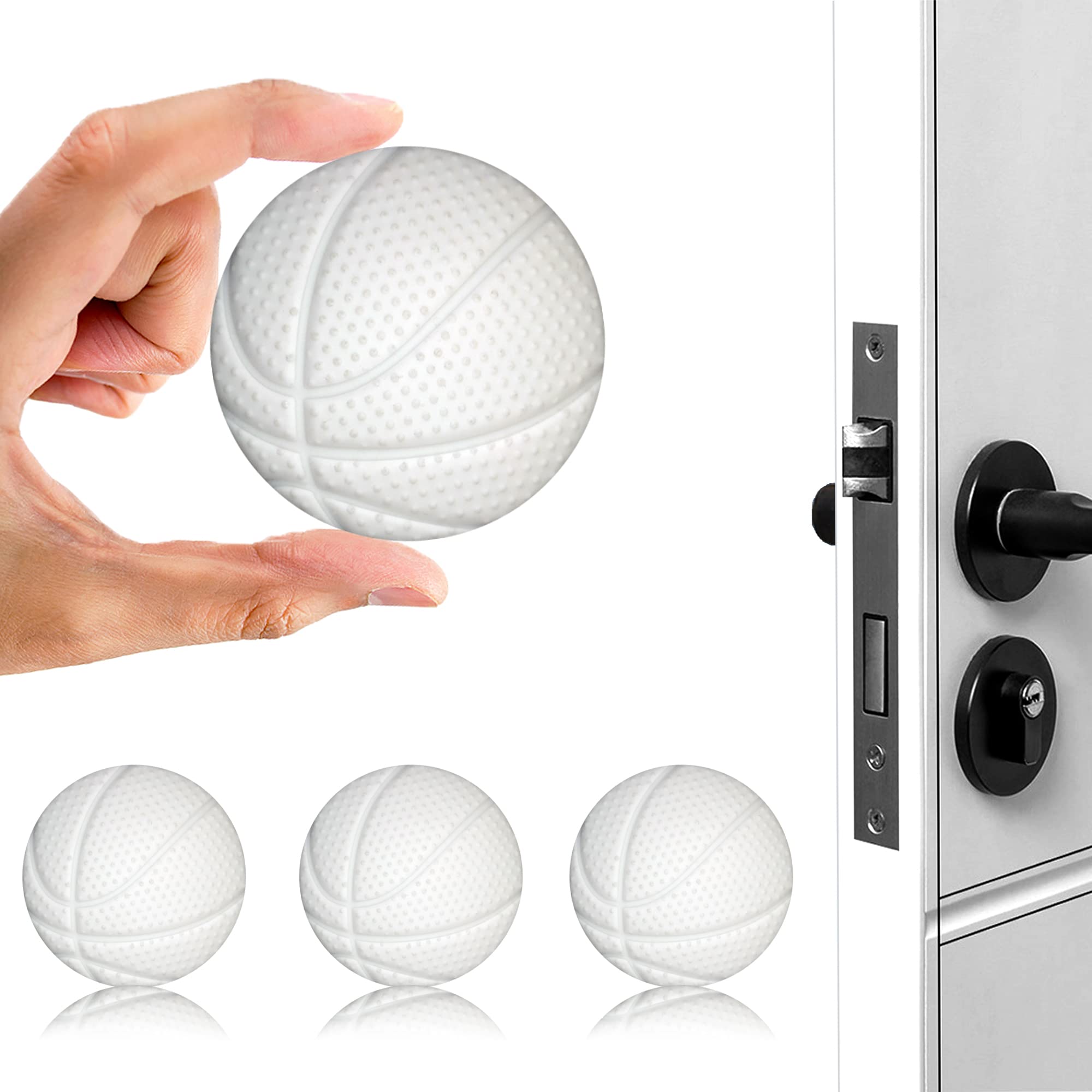 Silicone Door Knob Stopper - Wall Protector for Home & Office